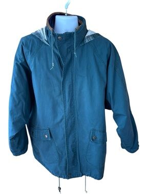 Vintage Paris Sports Club utility jacket, size Large, removable liner, pockets